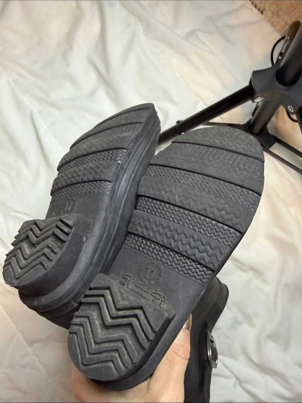 Kamik Black Kids Waterproof Rain & Snow Boots with Buckle Accent